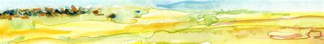 Hand Drawn Traditional Watercolor European Panoramic Landscape Seamless