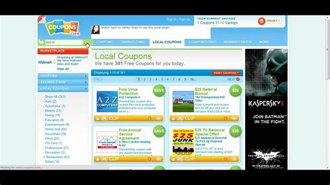 How To Change The Zip Code On Coupons Com Youtube