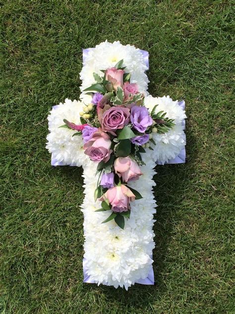 My deepest heartfelt condolences to the name family upon the passing of their loving wonderful mother, words. funeral cross for baby or child funeral tribute flowers ...