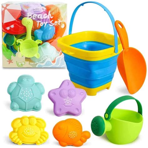 Buy 3 Otters 15pcs Foldable Beach Bucket Sand Toys Set Foldable Pail