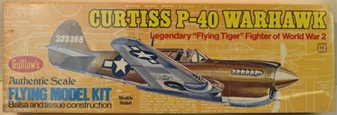 Guillows Balsa Wood Unopened Airplane Model Kit Curtiss P 40 Warhawk