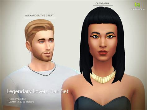 My Sims 4 Blog Updated Lumialover Sims Legendary Lovers Hair Set