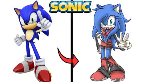 Sonic Characters Gender Swap 2021 Youtube