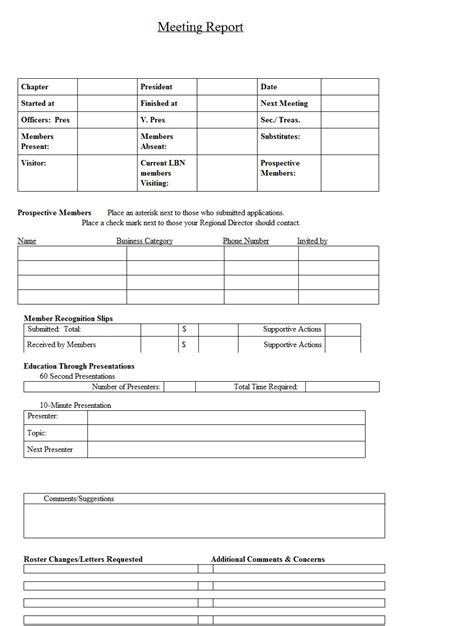 This term is about the record that you write about the sequences. Meeting Report ~ Template Sample