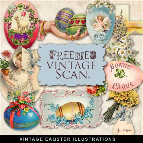 New Freebies Vintage Easter Vignettesfar Far Hill Free Database Of