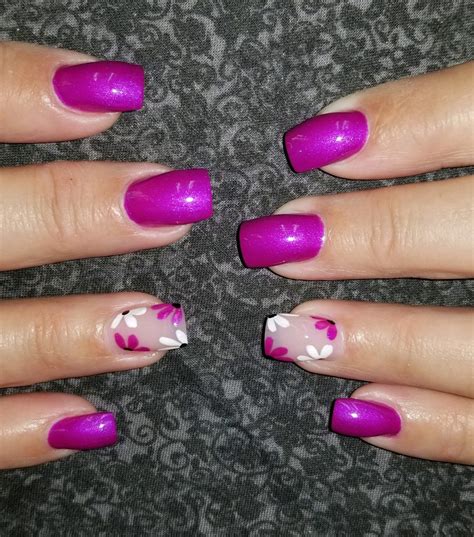 fuchsia with flowers great nails easter nails nail art designs projects to try hair beauty