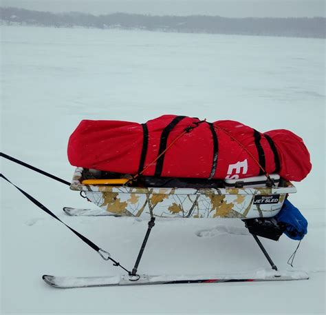 Ice Fishing Ski Sled Build The Source