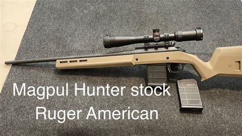 Ruger American 308 Upgrade Magpul Hunter Short Action Stock With 762