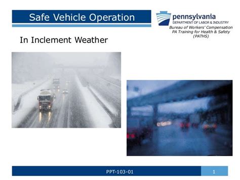 Safe Driving In Inclement Weather By Paths