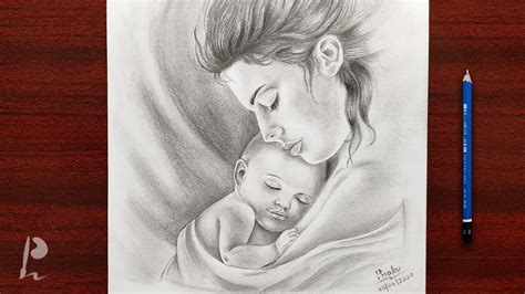 Mothers Day Special Drawing Pencil Sketch Prabudbz Art Youtube
