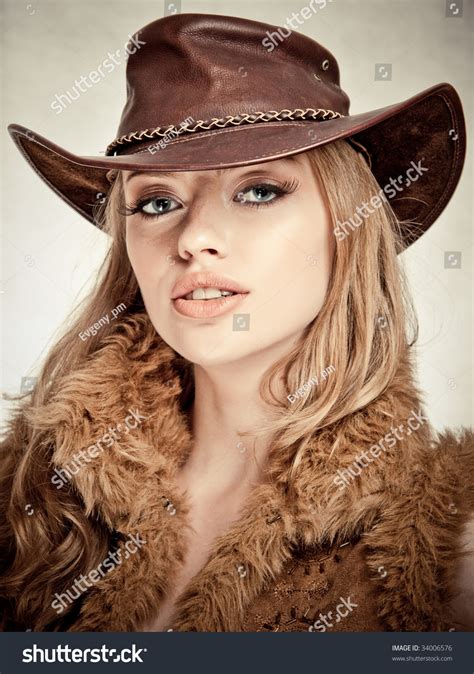 Attractive Cowgirl Stock Photo 34006576 Shutterstock