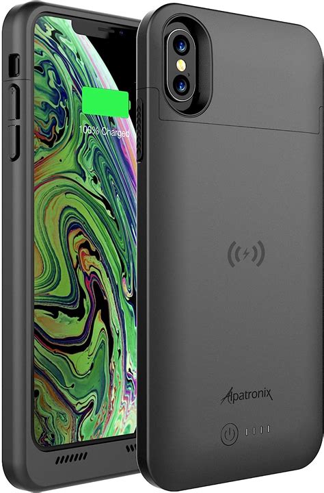 Alpatronix Iphone Xs Max Battery Case Ultra Slim Portable
