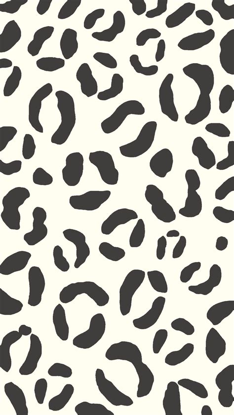 Black Aesthetic Cute Cheetah Print Wallpaper Magicheft