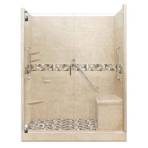 The bathtub is one of the most permanent fixtures in every home, that. American Bath Factory Tuscany Freedom Grand Hinged 32 in ...