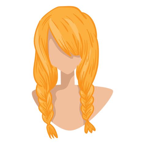 Girl With Braids Svg