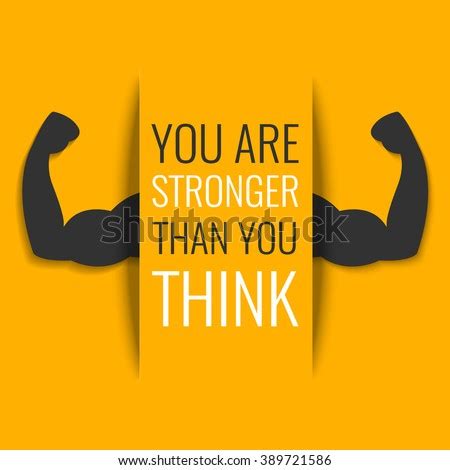 Strength does not come from winning. "You Are Stronger Than You Think" Inspirational Quote On ...