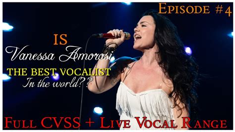 is vanessa amorosi the best vocalist in the world full cvss live vocal range