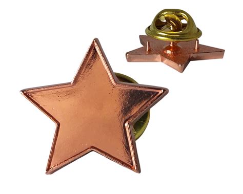 Badge Bronze Star Enamel Superstickers