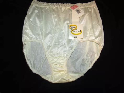 Nwt Vintage Warners Yellow Pefect Measure Granny Panties Sz Style