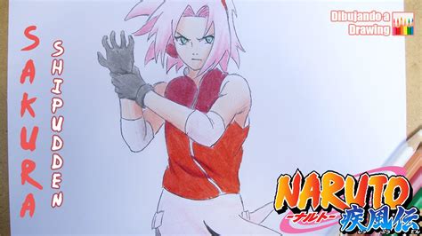 How To Draw Sakura Shippuden Como Dibujar A Sakura Shippuden Paso A