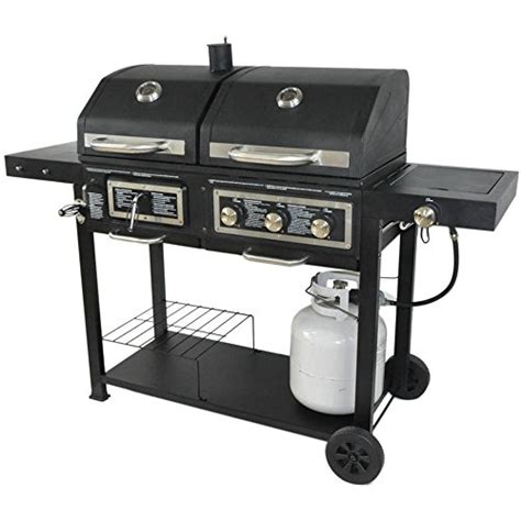 Dual Fuel Combination Charcoalgas Grill Gas Barbeque Reviews