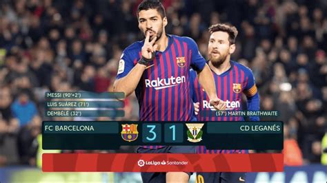 Also get all the latest la liga schedule, live scores, results, latest news & much more at sportskeeda. Barcelona vs Leganes 3-1, La Liga 2019 - MATCH REVIEW ...