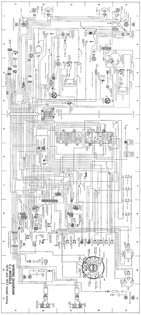 Howell tbi throttle body fuel injection installation jeep cj. Jeep Wiring Diagrams - 1976 and 1977 CJ | Jeep cj7, Jeep, Jeep cj5