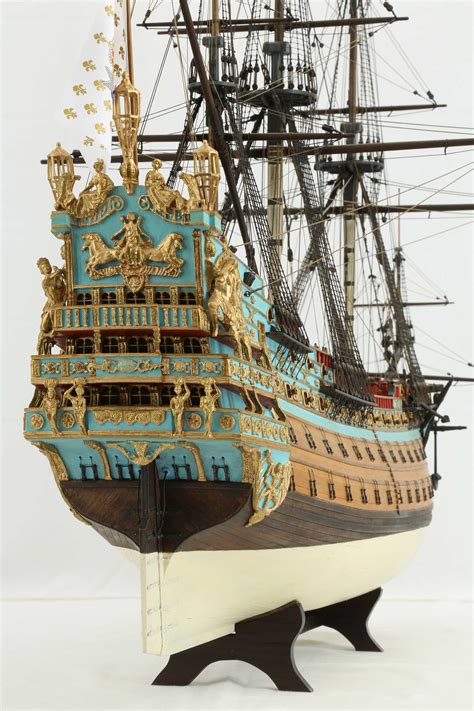 Photos Of A Model Of The French Soleil Royal Of 1669 Close Up Views