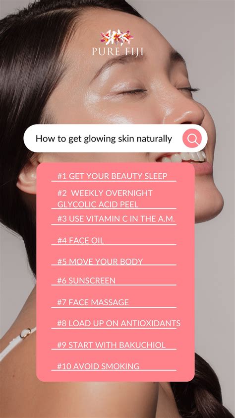 10 Fast Ways To Get Glowing Skin Naturally Pure Fiji