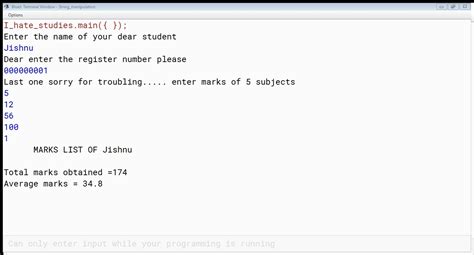 Java Program For Student Mark List Using Array 36 Pages Explanation