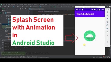 Splash Screen With Animation In Android Studio Android Tutorials