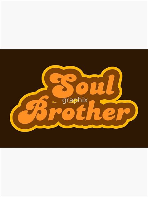 Soul Brother Retro 70s Logo Canvas Print For Sale By Graphix