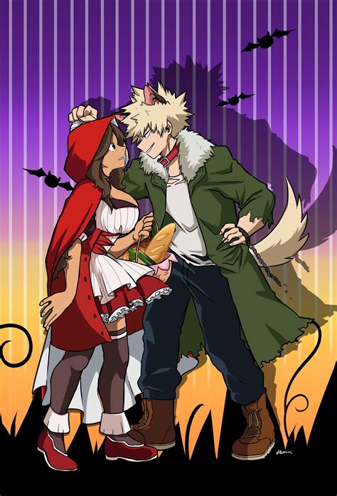 Little Red Riding Hood And Wolf Anime
