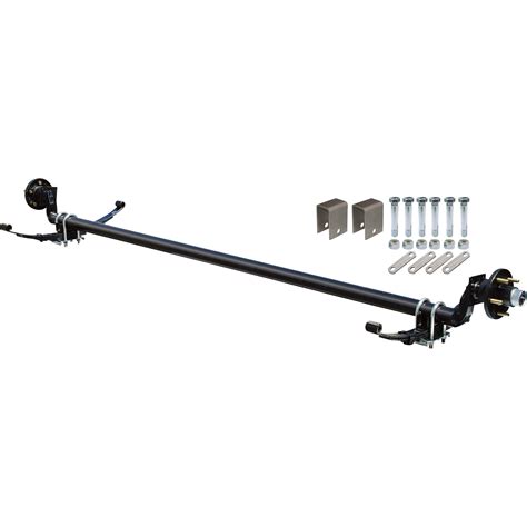 Ultra Tow 3500 Lb Capacity Complete Axle Kit — 4in Drop Axle 89in