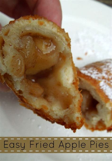 Fall Recipes Easy Fried Apple Pies Desserts Fried Apple Pies Apple Pies Filling