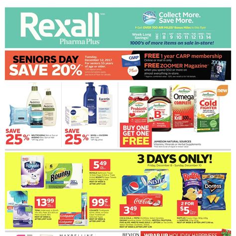 Rexall Weekly Flyer Weekly Week Long Savings Dec 8 14