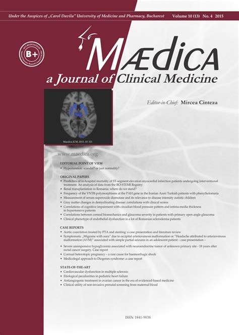 Journal Of Clinical Medicine期刊快速发表