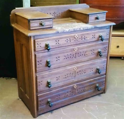 Uhuru Furniture And Collectibles Soldreduced Eastlake Dresser W