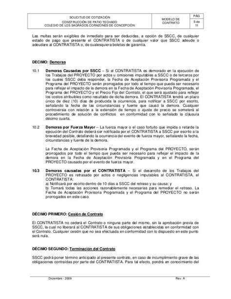 Modelo De Contrato De Obra Civil A Todo Costo Financial Report