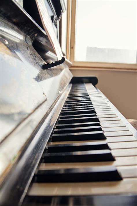 Antique Piano Keys Stock Image Image Of Octave Note 49538957