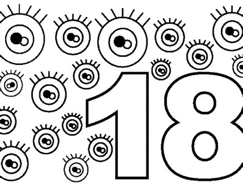 Each of the below bible studies consist of 7 pages. Number 18 Coloring Page at GetColorings.com | Free ...