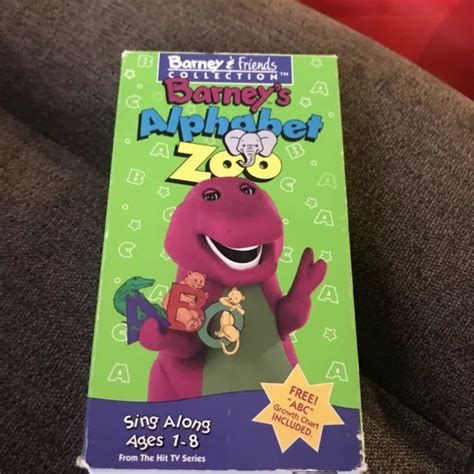 Barney And Friends Collection Alphabet Zoo Vhs Video Tape Sing Along