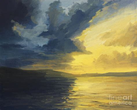 The Sunset Of Light And Shadows Painting By Kiril Stanchev Fine Art