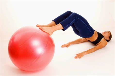 Workout Of The Week Stability Ball Leg Curls With Images Workout