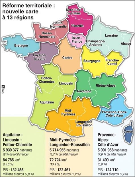 La Nouvelle Carte De France 13 R Gions Adopt E Charente Libre Fr Gambaran