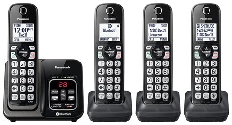 Buy Panasonic Expandable Cordless Phone System With Link2cell Bluetooth