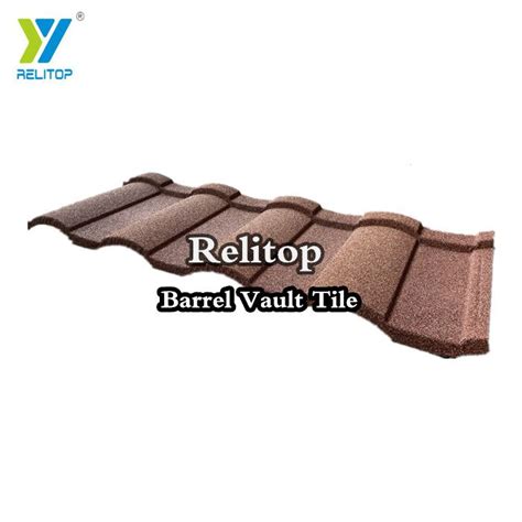 Relitop Factory High Barrel Spanish Tile Stone Coated Rooftop Cover
