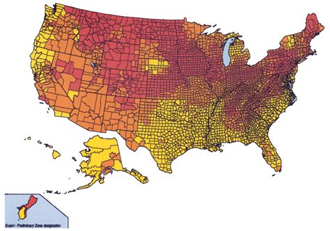 Radon Gas Map Us