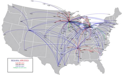 Delta Airlines Route Map
