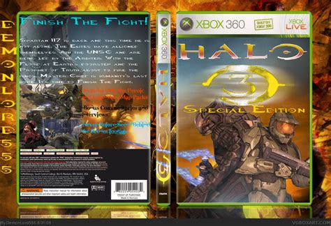 Halo 3 Special Edition Xbox 360 Box Art Cover By Demonlord555